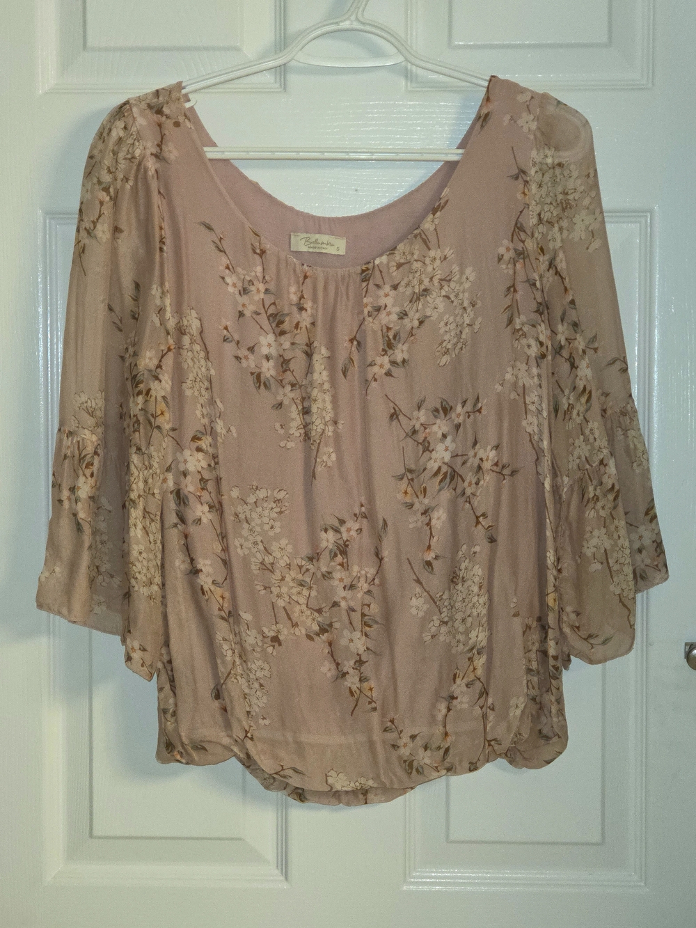Bellambia Made In Italy Silk Blend Blouse